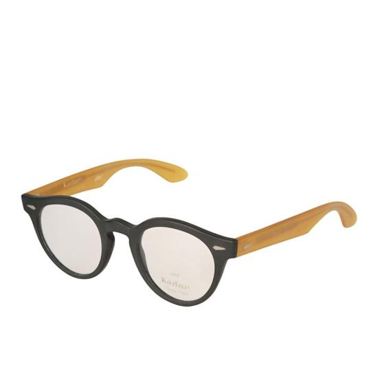  카돌 선글라스 로빈 라운드 프레임 안경 (앰버 템플) - KADOR