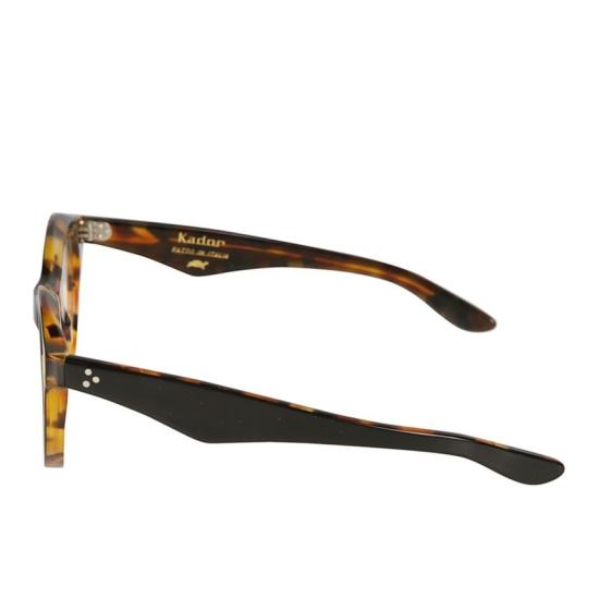 카돌 선글라스 두꺼운 호피 무늬 , 검은색으로 가늘어지는 다리 부분 - KADOR