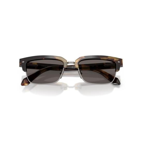  조르지오 아르마니 선글라스 0Ar8243 클래식 클럽마스터  (호피 무늬 아세테이트 프레임) - GIORGIO ARMANI