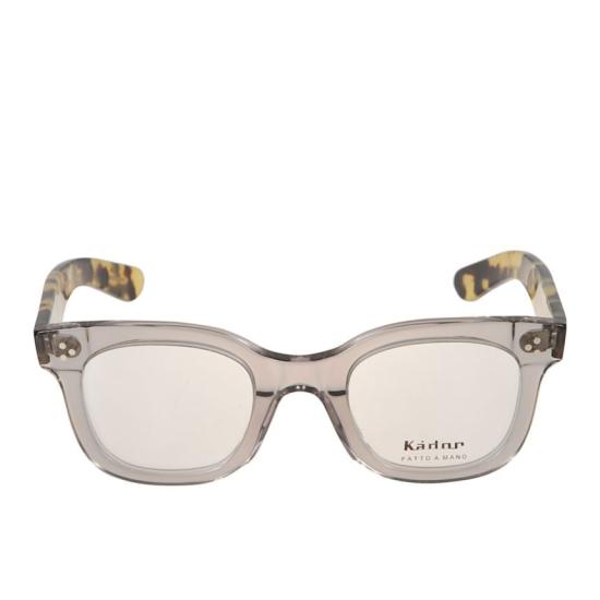  카돌 선글라스 헤리티지 반투명 그레이 스퀘어 프레임  (호피 무늬 템플 포함)
