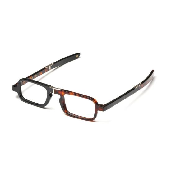  카돌 안경 포켓형 직사각형 투톤 안경 (분리된 브릿지 디자인) - KADOR