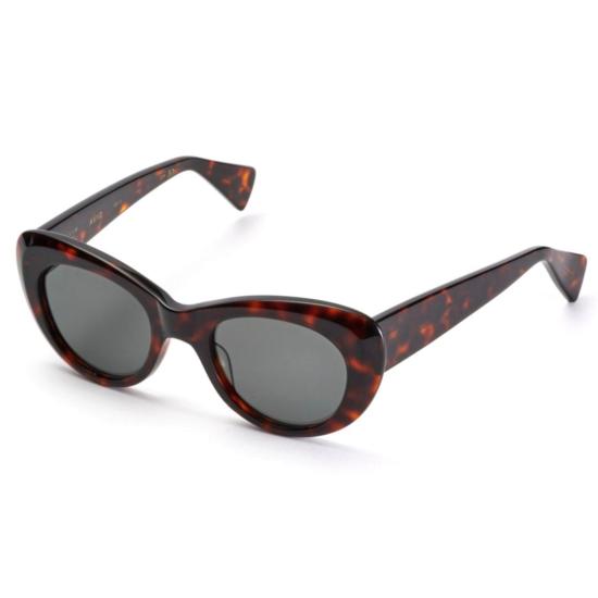  카돌 선글라스 과감한 레트로 감성이 돋보이는 디바 캣아이 호피무늬 - KADOR