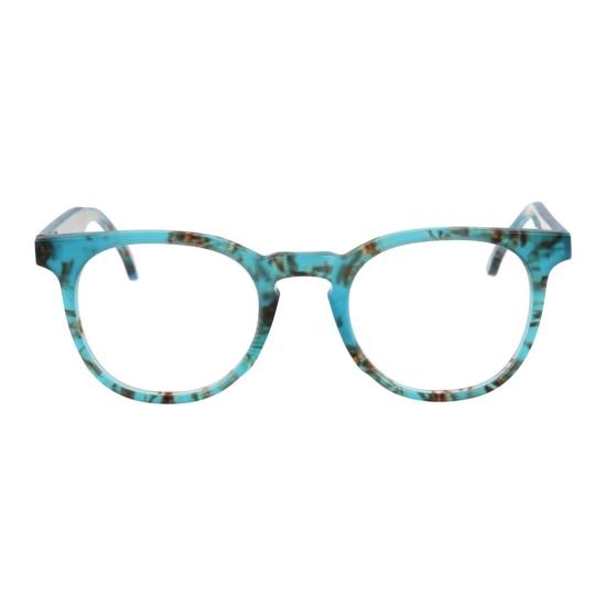  카돌 안경 쿠바 반투명 청록색 및 마블 프레임 안경