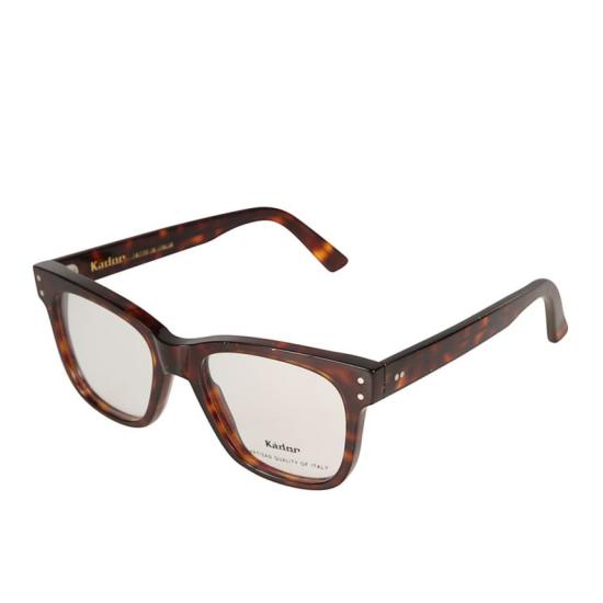  카돌 선글라스 키맨 스퀘어 프레임 호피무늬  (메탈릭 리벳 디테일) - KADOR