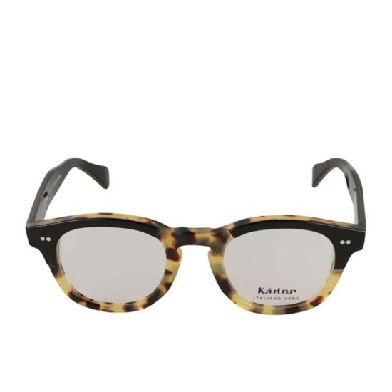  카돌 선글라스 보스턴/N 둥근 호피무늬 프레임 안경테 (메탈릭 장식 포함)