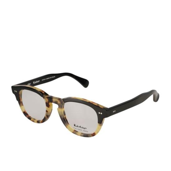  카돌 선글라스 보스턴/N 둥근 호피무늬 프레임 안경테 (메탈릭 장식 포함) - KADOR