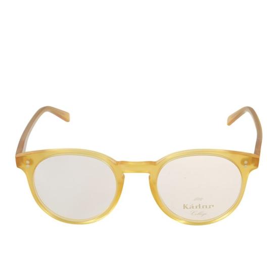  카돌 선글라스 Chyli/N 반투명 앰버-옐로우 라운드형 안경테 (키홀 브릿지)