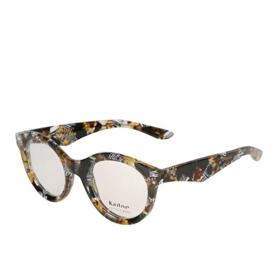  카돌 선글라스 호피무늬와 얼룩말 무늬가 있는 두껍고 둥근 안경 - KADOR