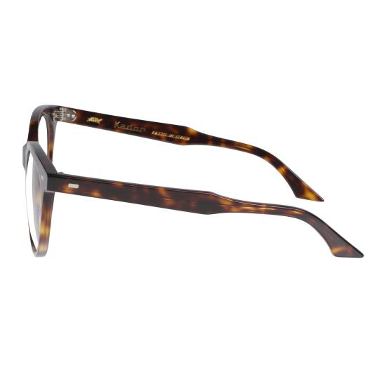  카돌 안경 신다 클래식 라운드 호피무늬 안경 (메탈릭 액센트 포함) - KADOR