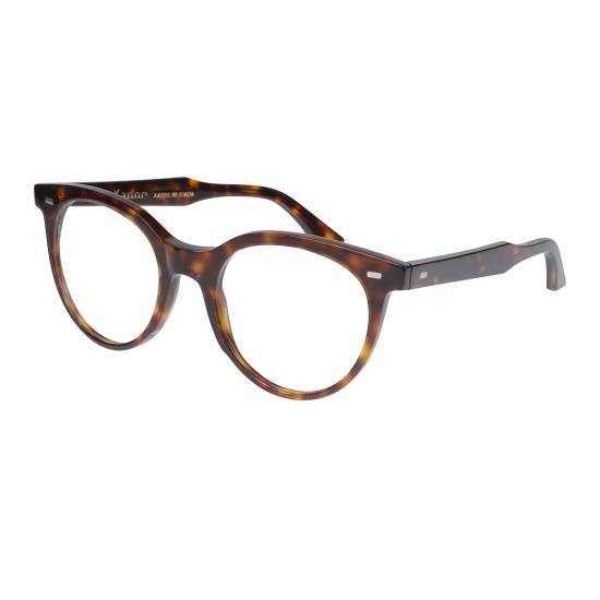  카돌 안경 신다 클래식 라운드 호피무늬 안경 (메탈릭 액센트 포함) - KADOR