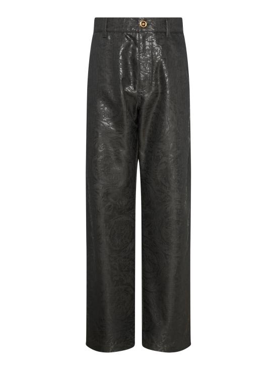 26SS 베르사체 스트레이트 팬츠 10207031A15887 1EG00 Grey