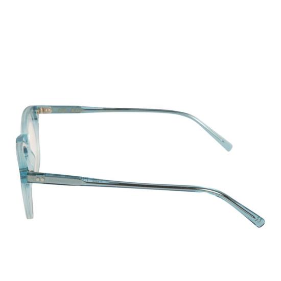  카돌 선글라스 Chyli/N 반투명 연한 파란색 원형 안경테 (메탈릭 장식 포함) - KADOR