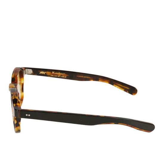  카돌 선글라스 잭 호피 무늬 사각 프레임  (메탈릭 장식 포함) - KADOR