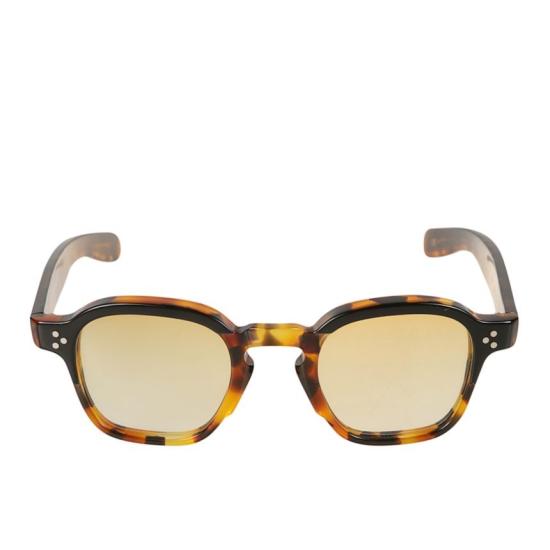  카돌 선글라스 잭 호피 무늬 사각 프레임  (메탈릭 장식 포함)