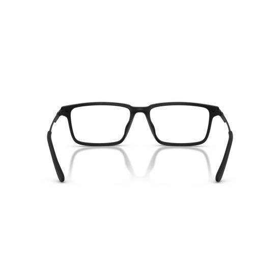 26SS 엠포리오 아르마니 안경 0Ea3268u 직사각형 무광 블랙 안경테 (골이 있는 다리 부분) - EMPORIO ARMANI