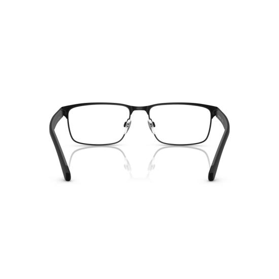 26SS 엠포리오 아르마니 안경 0Ea1105 무광 블랙 마감 직사각형 금속 프레임 안경 - EMPORIO ARMANI