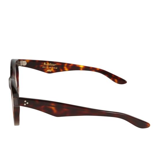  카돌 선글라스 두껍고 둥근 호피무늬  (그라데이션 렌즈 포함) - KADOR