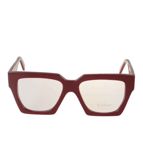  카돌 선글라스 샤를리즈 오버사이즈 스퀘어 프레임 , 딥 버건디 색상