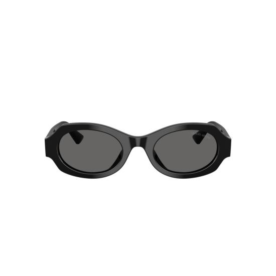  조르지오 아르마니 선글라스 0Ar8245hu 타원형 블랙 아세테이트  (어두운 색 렌즈 포함) - GIORGIO ARMANI