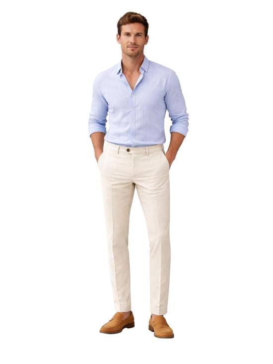 26SS 프랜지스 콜렉션 수트 팬츠 4C10EAUTXEEVUE 12 White - FRANZESE COLLECTION