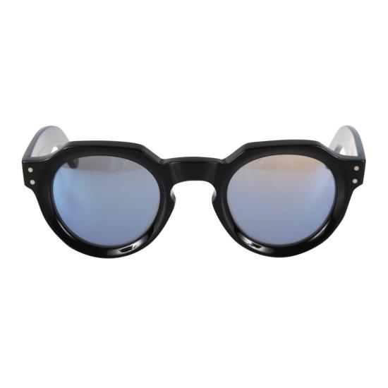  카돌 선글라스 스파이크 글로시 블랙 라운드 프레임  (그라데이션 렌즈 포함)