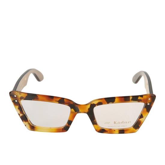  카돌 선글라스 알렉사 볼드 호피 무늬 기하학적 프레임 안경