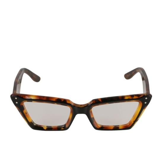  카돌 선글라스 알렉산드라 볼드 직사각형 호피무늬  (골드 액센트 포함)