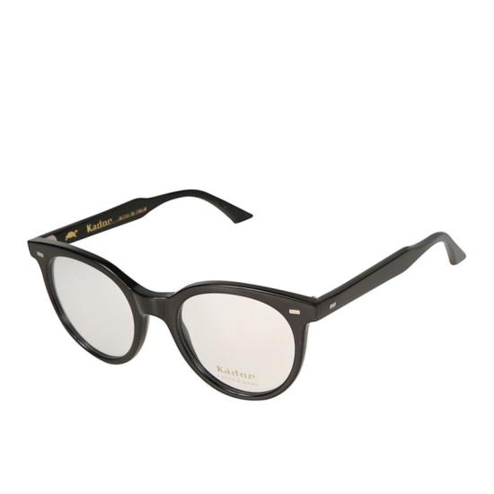  카돌 선글라스 신다 클래식 원형 프레임 안경 (유광 블랙 마감) - KADOR