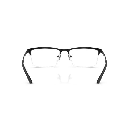 26SS 엠포리오 아르마니 안경 0Ea1177 반무테 블랙 메탈 프레임 안경 - EMPORIO ARMANI