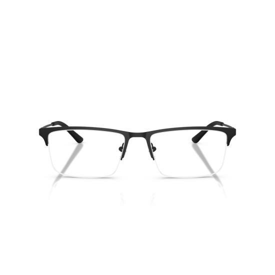 26SS 엠포리오 아르마니 안경 0Ea1177 반무테 블랙 메탈 프레임 안경 - EMPORIO ARMANI