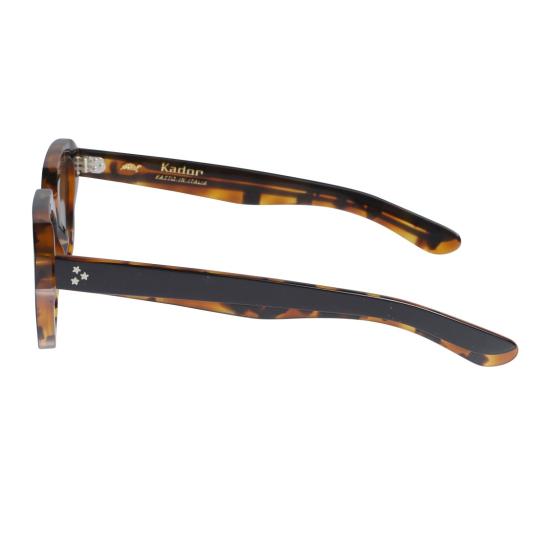  카돌 선글라스 스모크 오버사이즈 호피무늬 프레임  (그라데이션 렌즈 포함) - KADOR