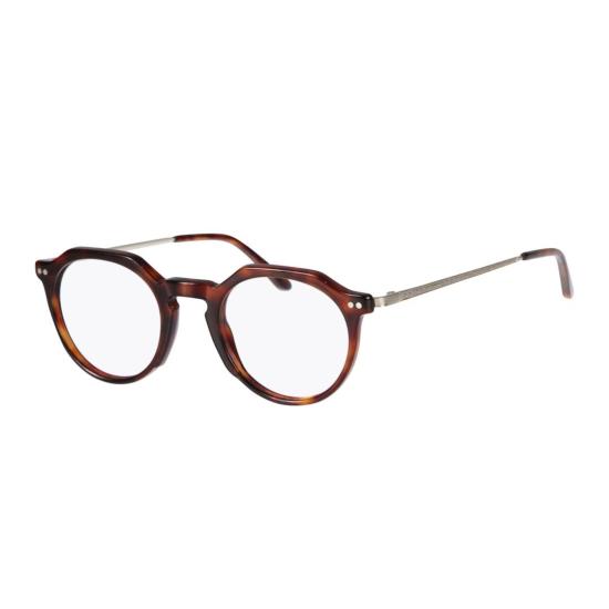  카돌 안경 Rayan 호피 무늬 원형 프레임 안경 (금속 템플 포함) - KADOR