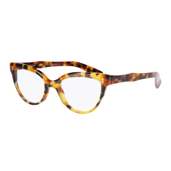  카돌 안경 모냐 캣아이 호피무늬 프레임  (실버 포인트) - KADOR