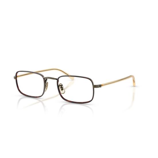 26SS 올리버피플스 안경 0Ov1366t 직사각형 티타늄  (골드톤 템플) - OLIVER PEOPLES