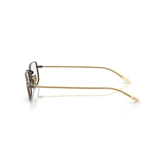 26SS 올리버피플스 안경 0Ov1366t 직사각형 티타늄  (골드톤 템플) - OLIVER PEOPLES