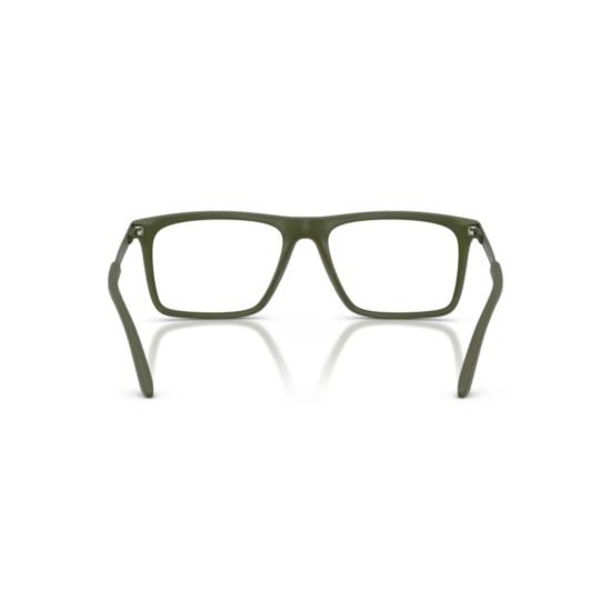 26SS 엠포리오 아르마니 안경 0Ea3253 직사각형 안경, 무광 올리브 그린 마감 - EMPORIO ARMANI