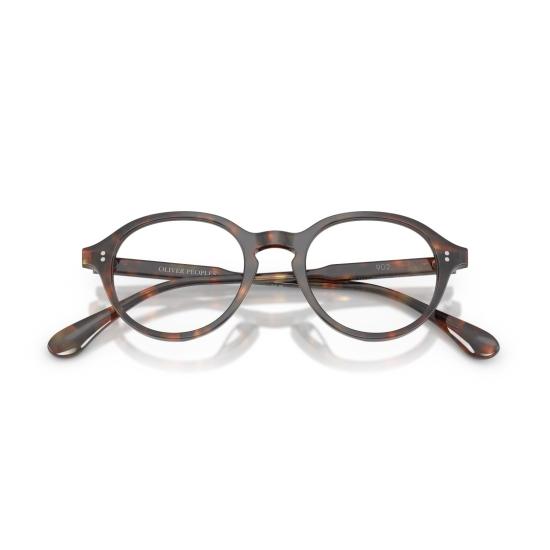 26SS 올리버피플스 안경 0Ov5602u 호피무늬 원형 프레임 안경 (키홀 브릿지 포함) - OLIVER PEOPLES