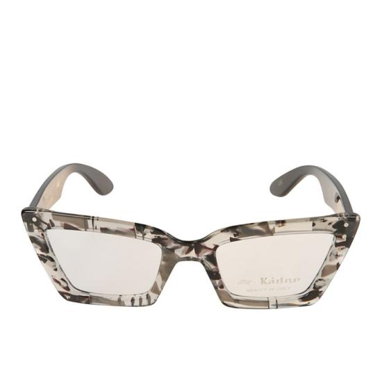  카돌 선글라스 마블 패턴이 있는 알렉사 오버사이즈 스퀘어 프레임 안경