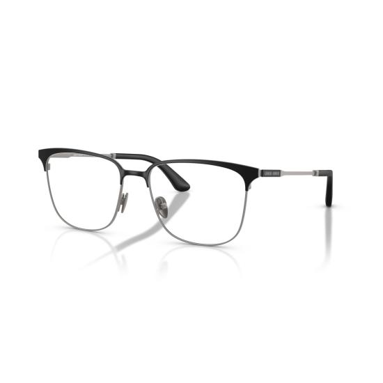  조르지오 아르마니 안경 0Ar5163 반무테 금속테 안경 (조절 가능한 코받침 포함) - GIORGIO ARMANI