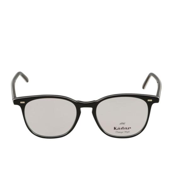  카돌 선글라스 심플한 둥근 사각형 프레임에 유광 마감 처리된 안경