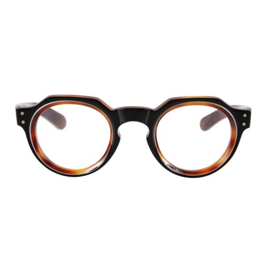  카돌 안경 스파이크 라운드 호피쉘 프레임  (키홀 브릿지)