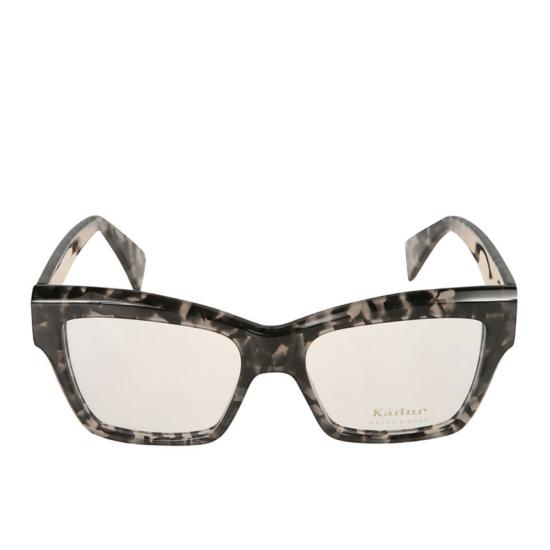  카돌 선글라스 골드 브랜딩이 돋보이는 참 호피 무늬 사각 프레임 안경