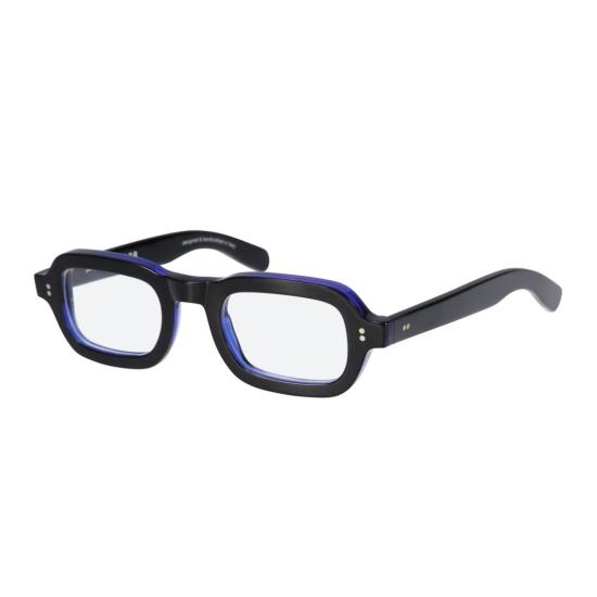  카돌 안경 메탈릭 도트 디테일이 돋보이는 로키 볼드 직사각형 프레임 안경 - KADOR