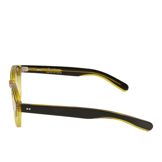  카돌 선글라스 잭 반투명 옐로우 스퀘어 프레임  (템플 부분에 포인트 색상 적용) - KADOR