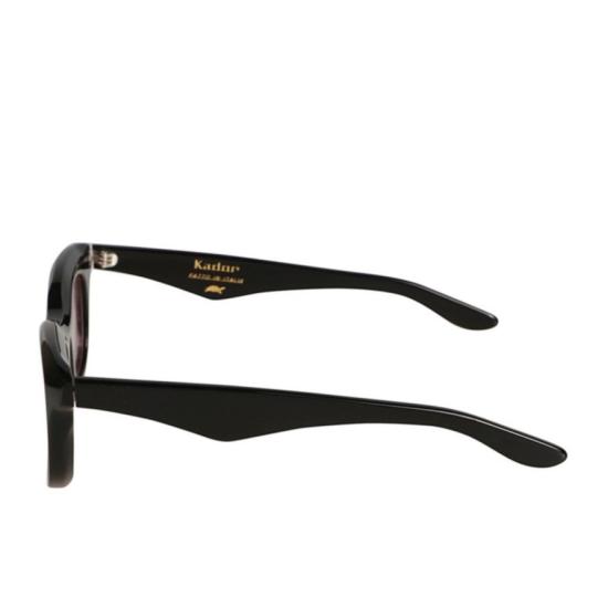  카돌 선글라스 조야 볼드 블랙 프레임 , 은은한 핑크 렌즈 - KADOR