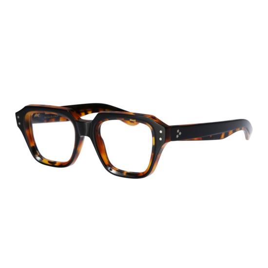  카돌 안경 스모크 오버사이즈 스퀘어 호피무늬 프레임 안경 - KADOR