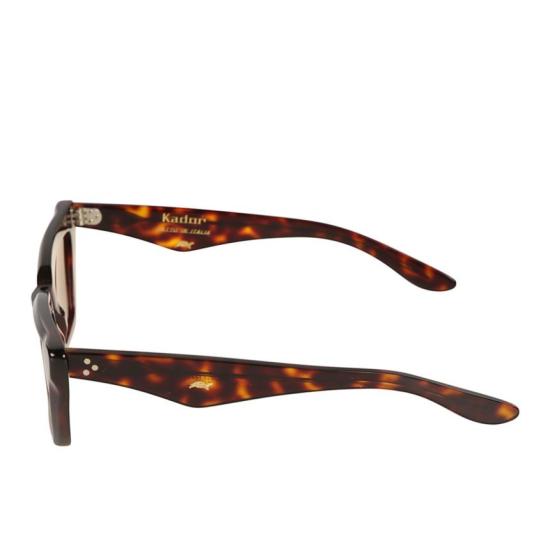  카돌 선글라스 알렉산드라 앵귤러 호피무늬  (그라데이션 렌즈 포함) - KADOR