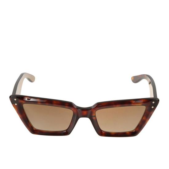  카돌 선글라스 알렉산드라 앵귤러 호피무늬  (그라데이션 렌즈 포함)