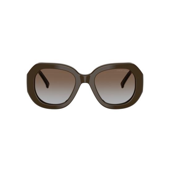  조르지오 아르마니 선글라스 0Ar8248 오버사이즈 기하학적  (유광 마감) - GIORGIO ARMANI