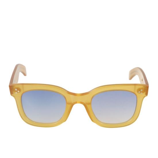  카돌 선글라스 헤리티지 반투명 앰버-옐로우 아세테이트  (그라데이션 블루 틴트)